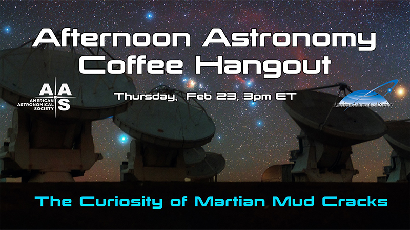 23 February Afternoon Astronomy Coffee Hangout