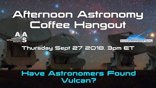Afternoon Astronomy Coffee Hangout 27 September