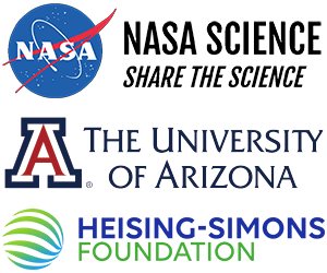 NASA SMD, Univ. of Arizona, Heising-Simons Foundation