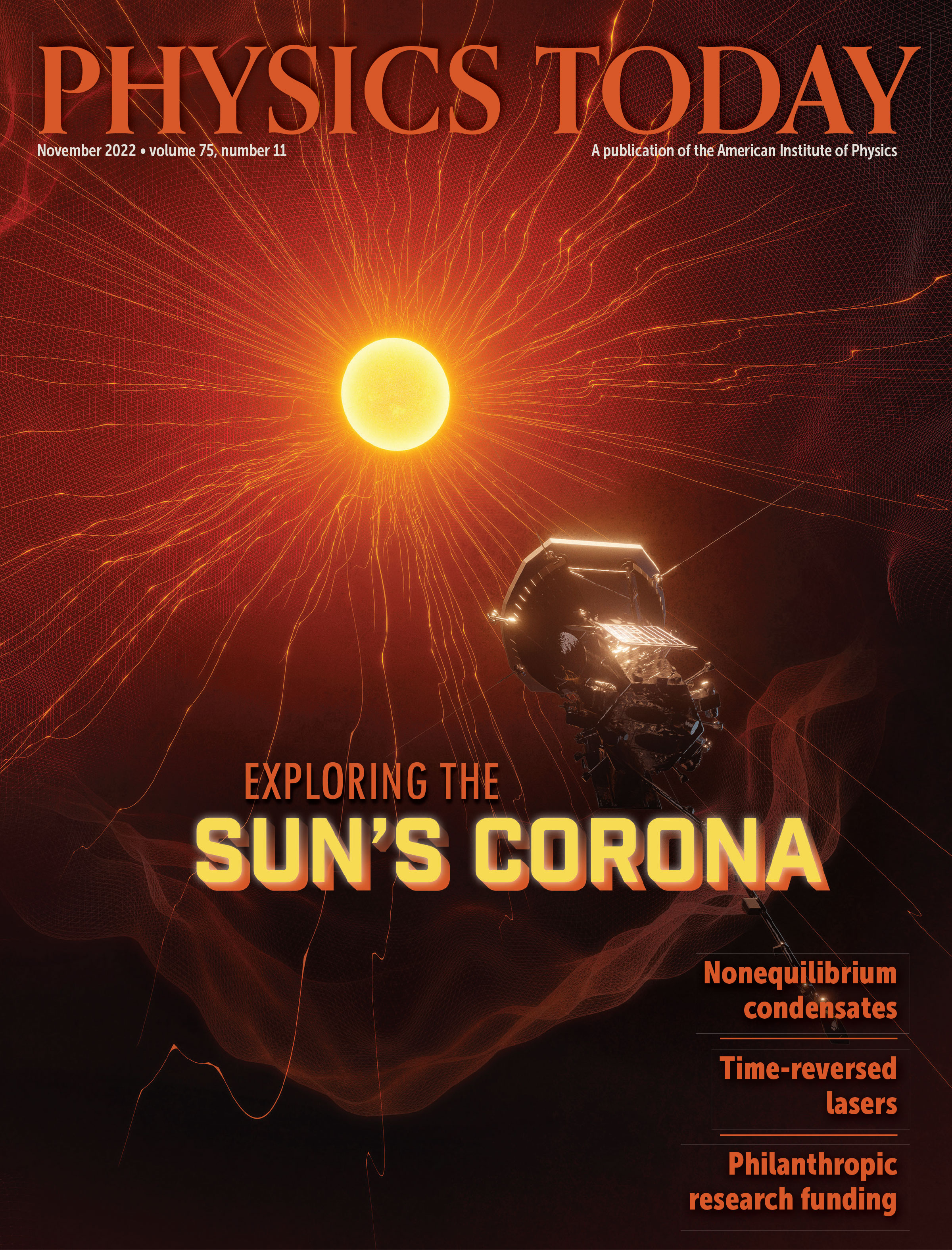 November 2022 Physics Today cover