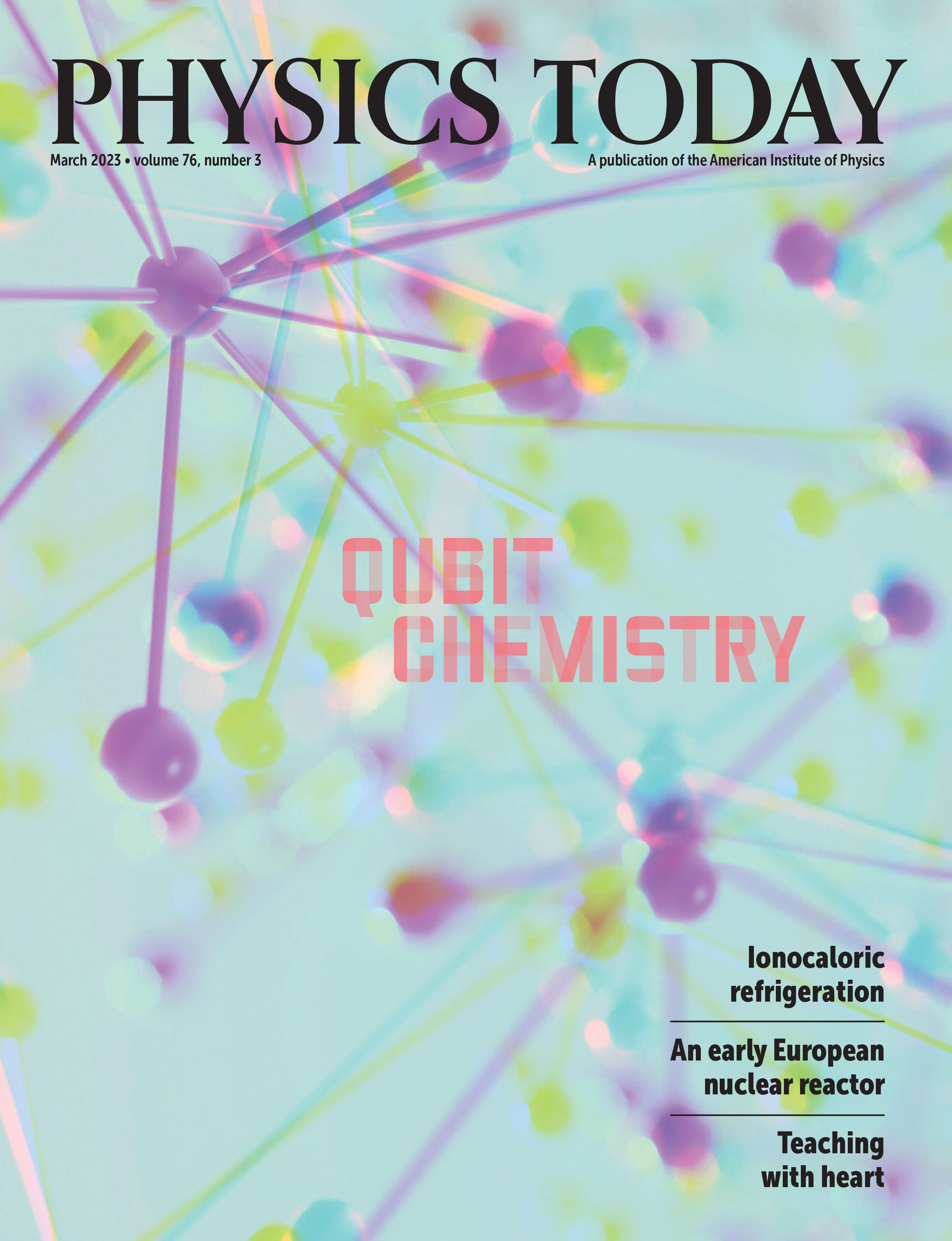 March 2023 Physics Today cover