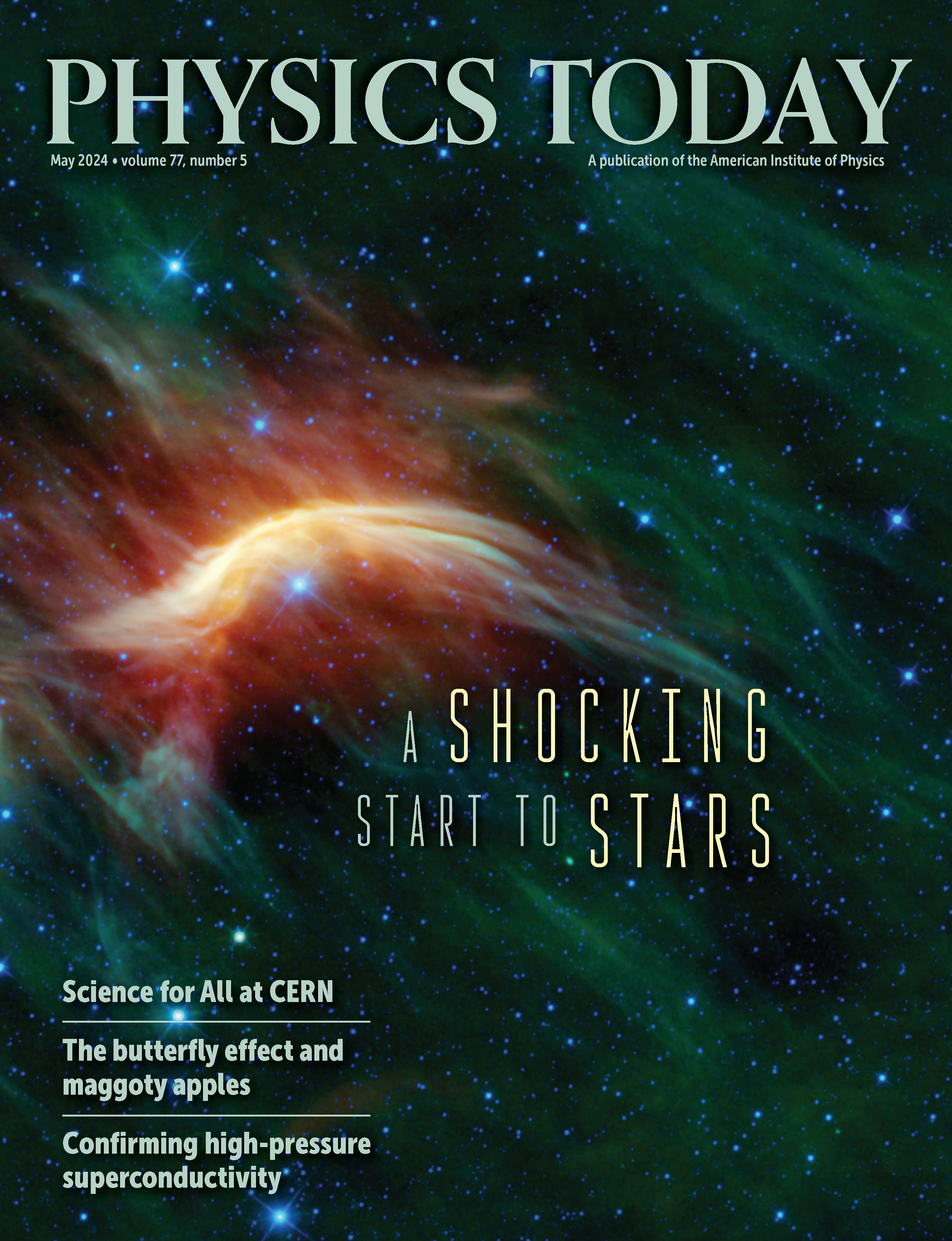 May 2024 Physics Today cover