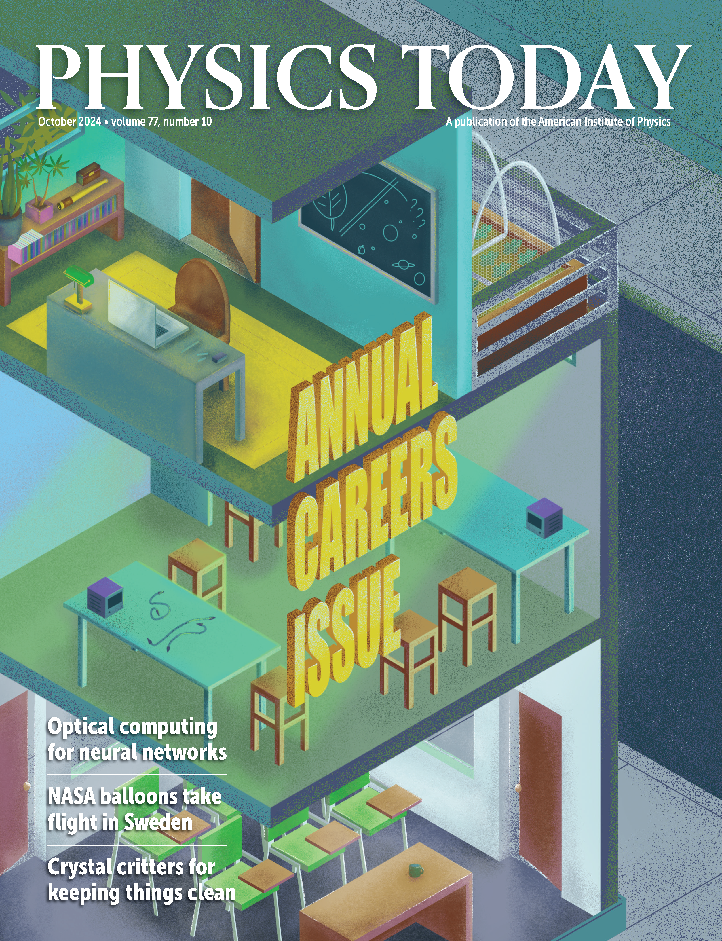 October 2024 Physics Today cover