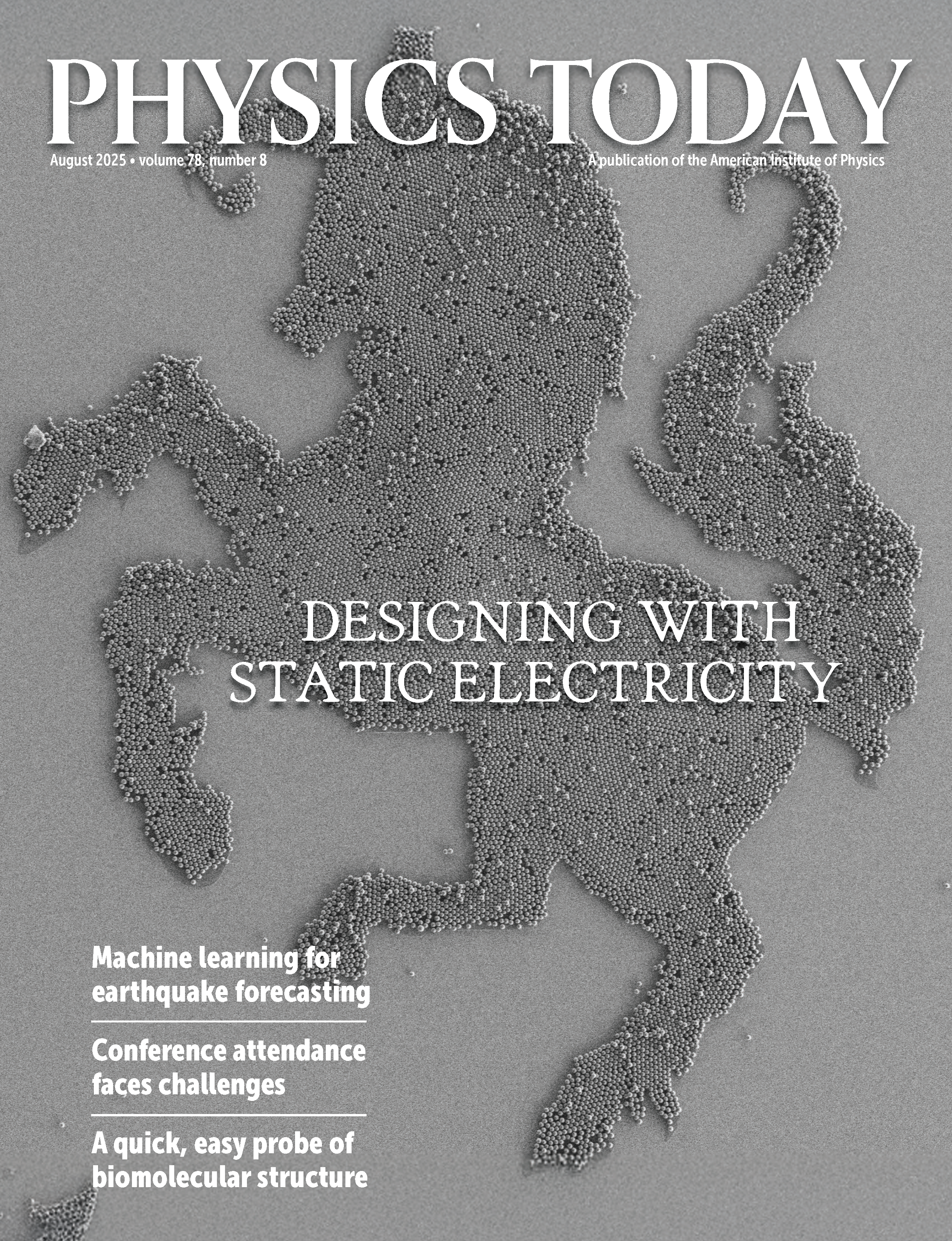 August 2025 Physics Today cover
