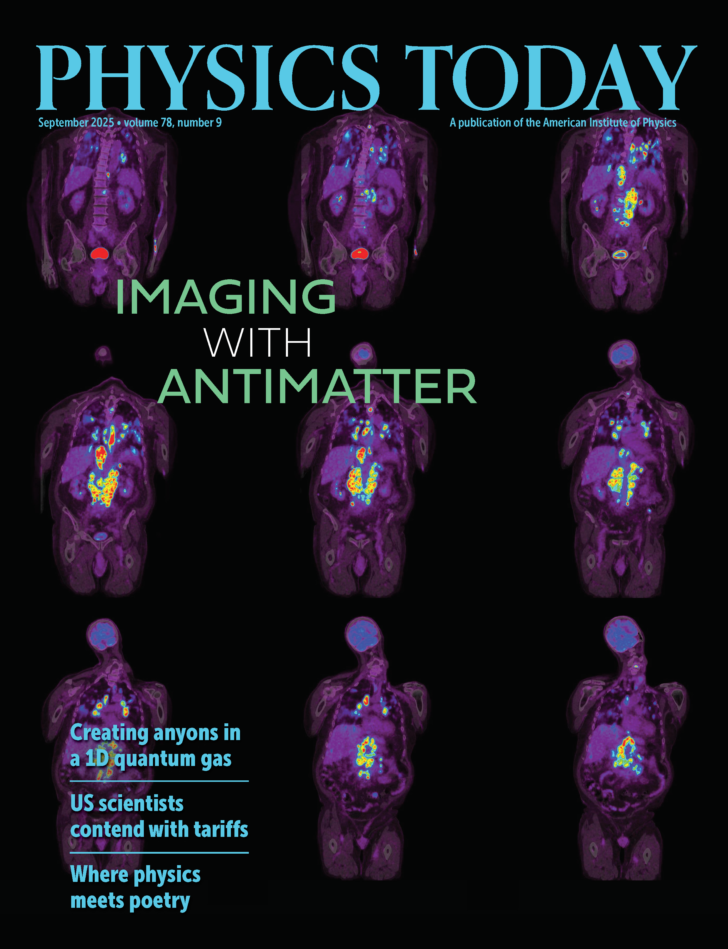 September 2025 Physics Today cover