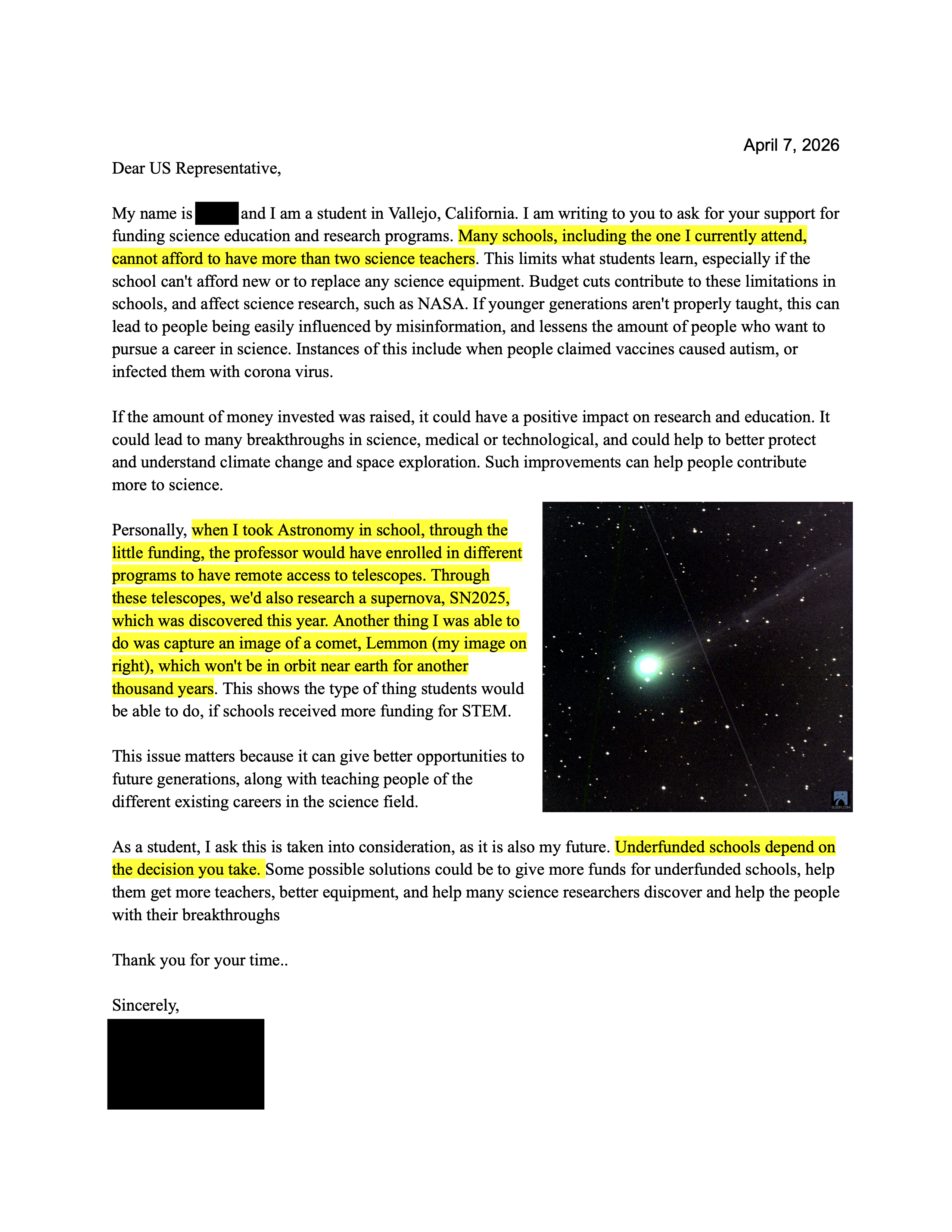 Letter 2