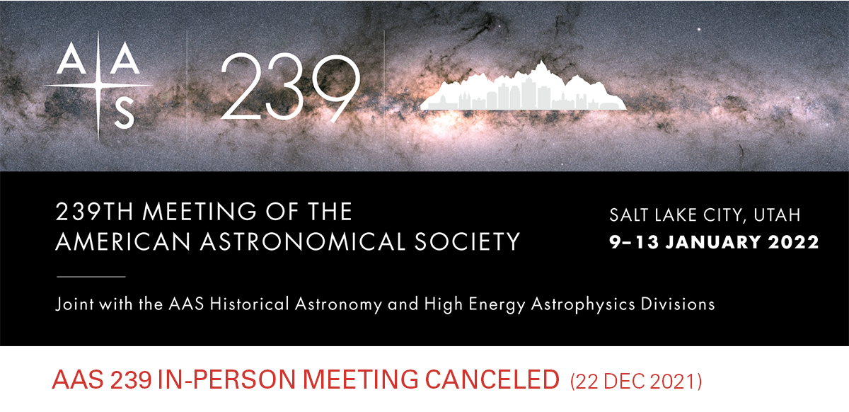 AAS 239 In-Person Meeting Canceled