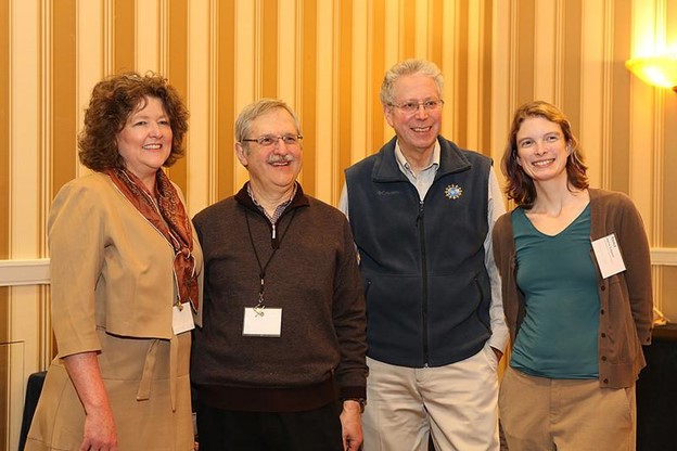 Workshop leaders Suzy Gurton, Andrew Fraknoi, Dennis Schatz and Anna Hurst in 2014