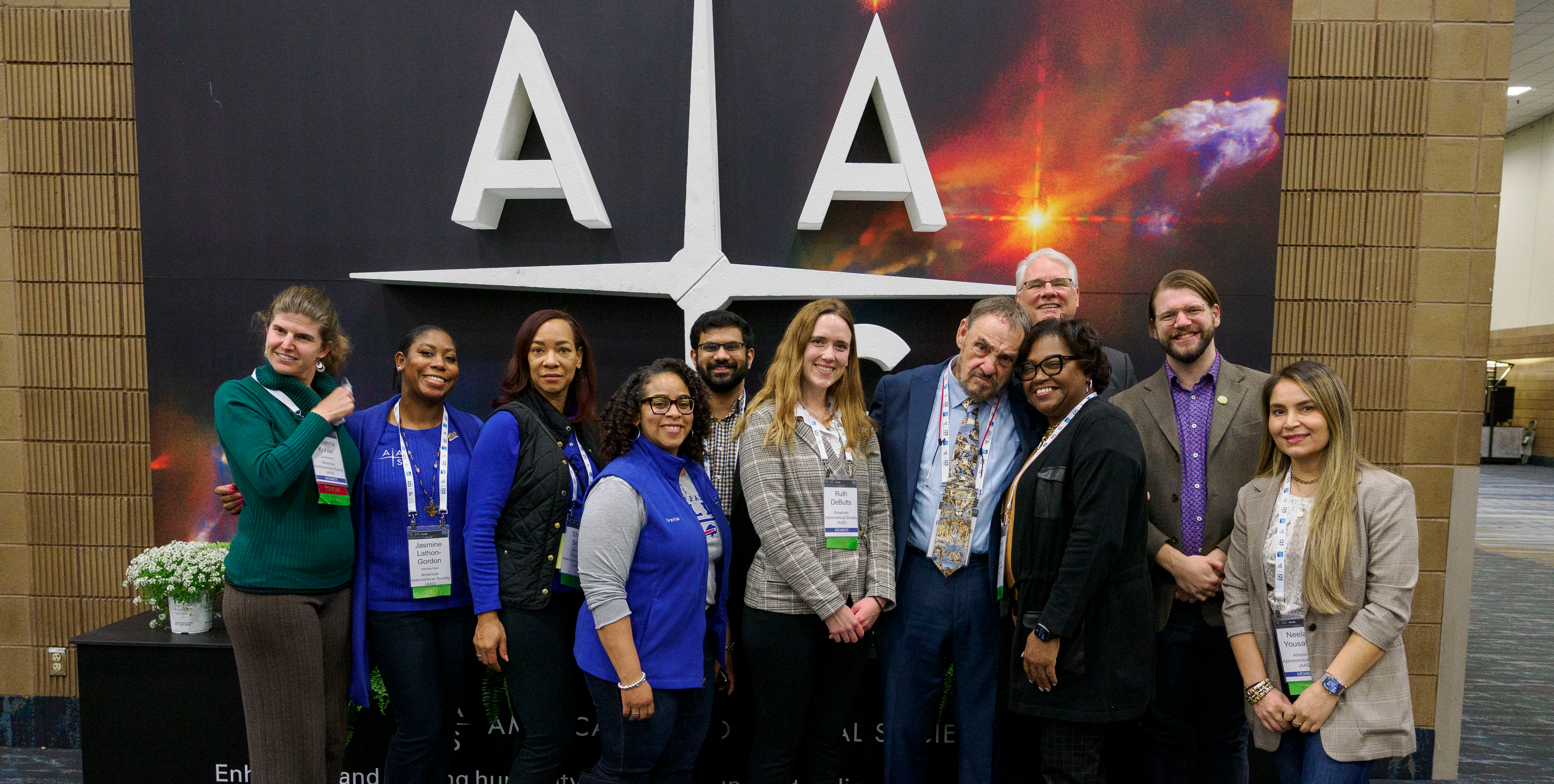 Actor John Rhys-Davies spoke to attendees during the AAS 243 Opening Reception at the American Astronomical Society's (AAS) 243rd meeting at the Ernest Morial Convention Center here today, Sunday January 7, 2024. T