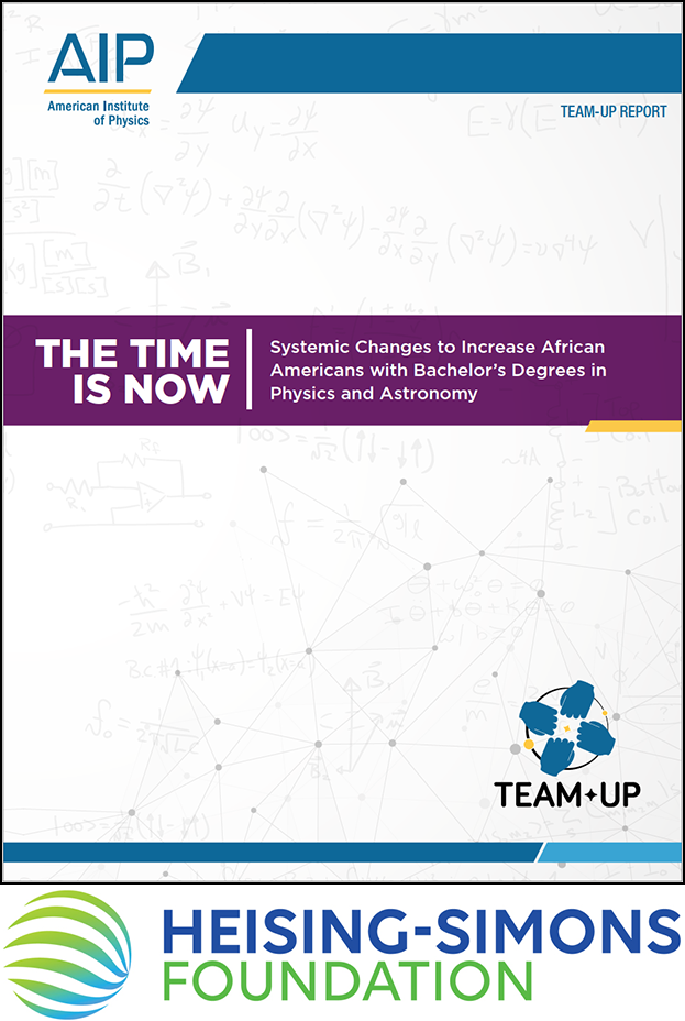 AIP TEAM-UP Report and Heising-Simons Foundation Logo