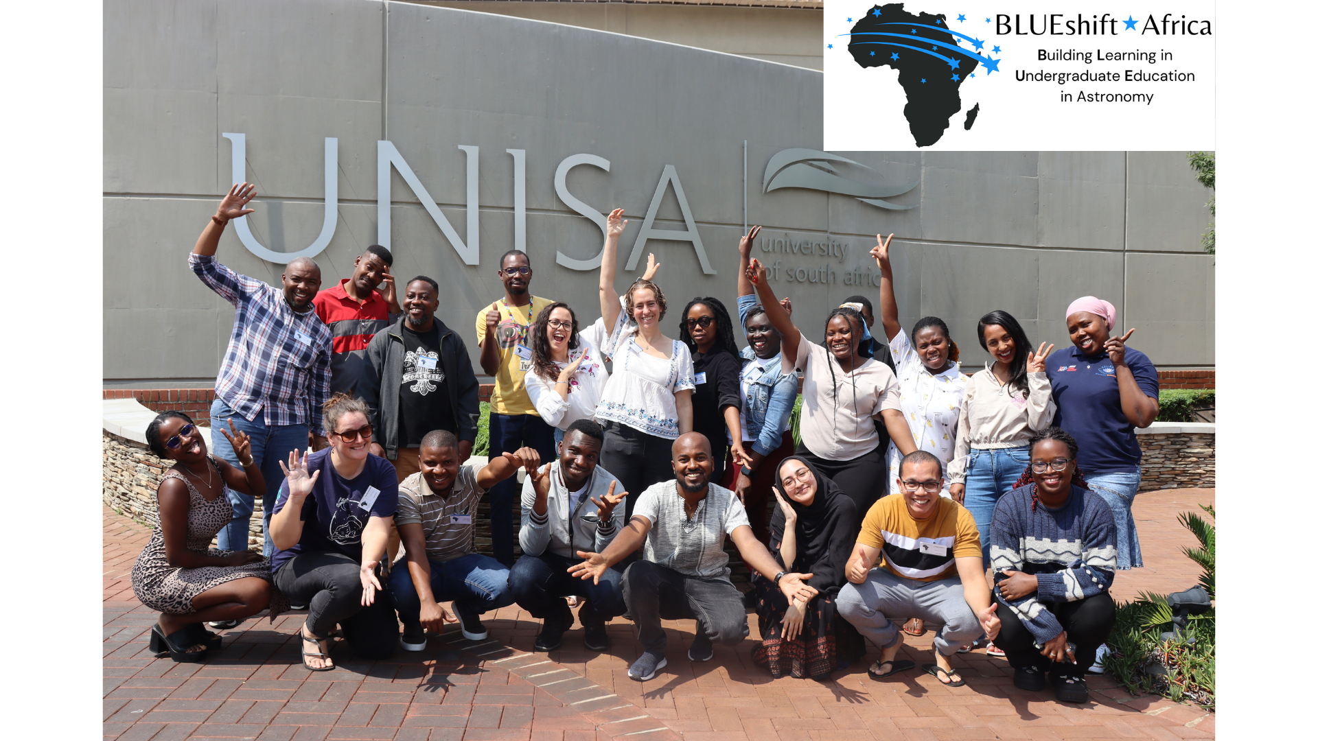 Participants of the BLUEshift Africa Workshop 2025 on Undergraduate Astronomy Teaching, held at the University of South Africa