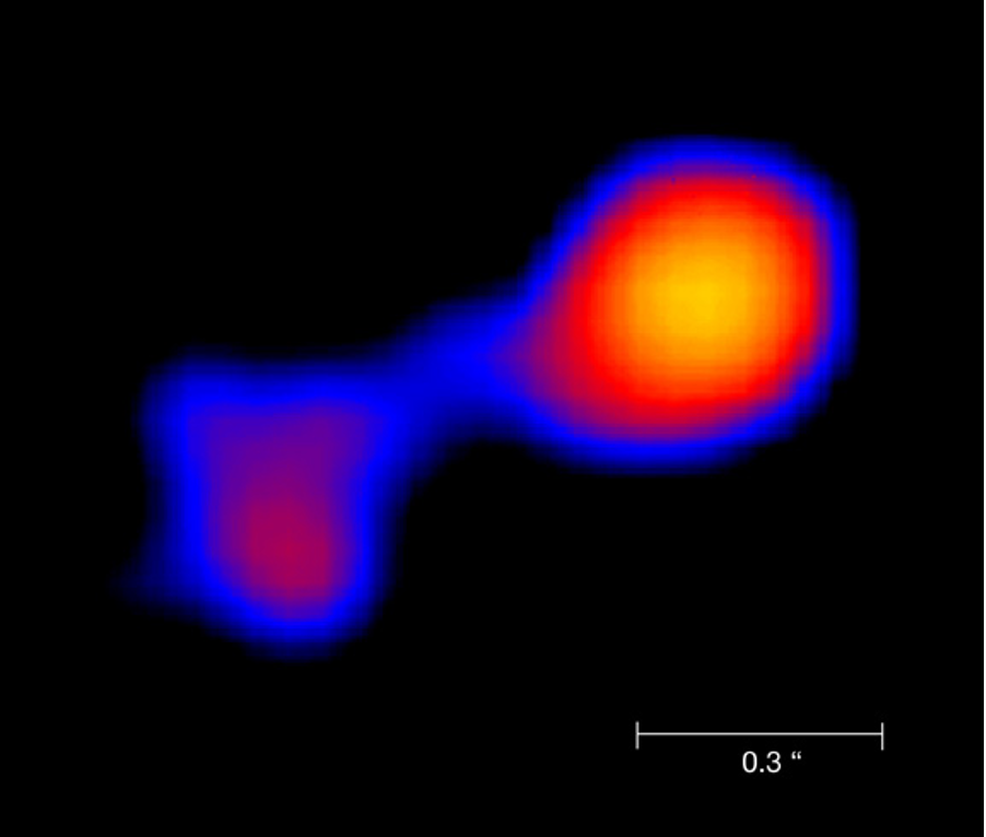 Chandra x-ray image of Mira A 