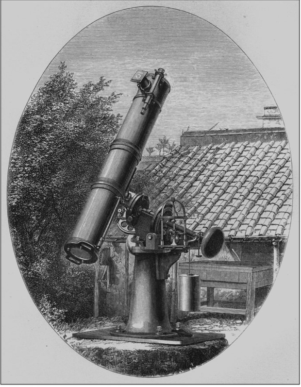 King Mongkut and other eclipse viewers in 1868.