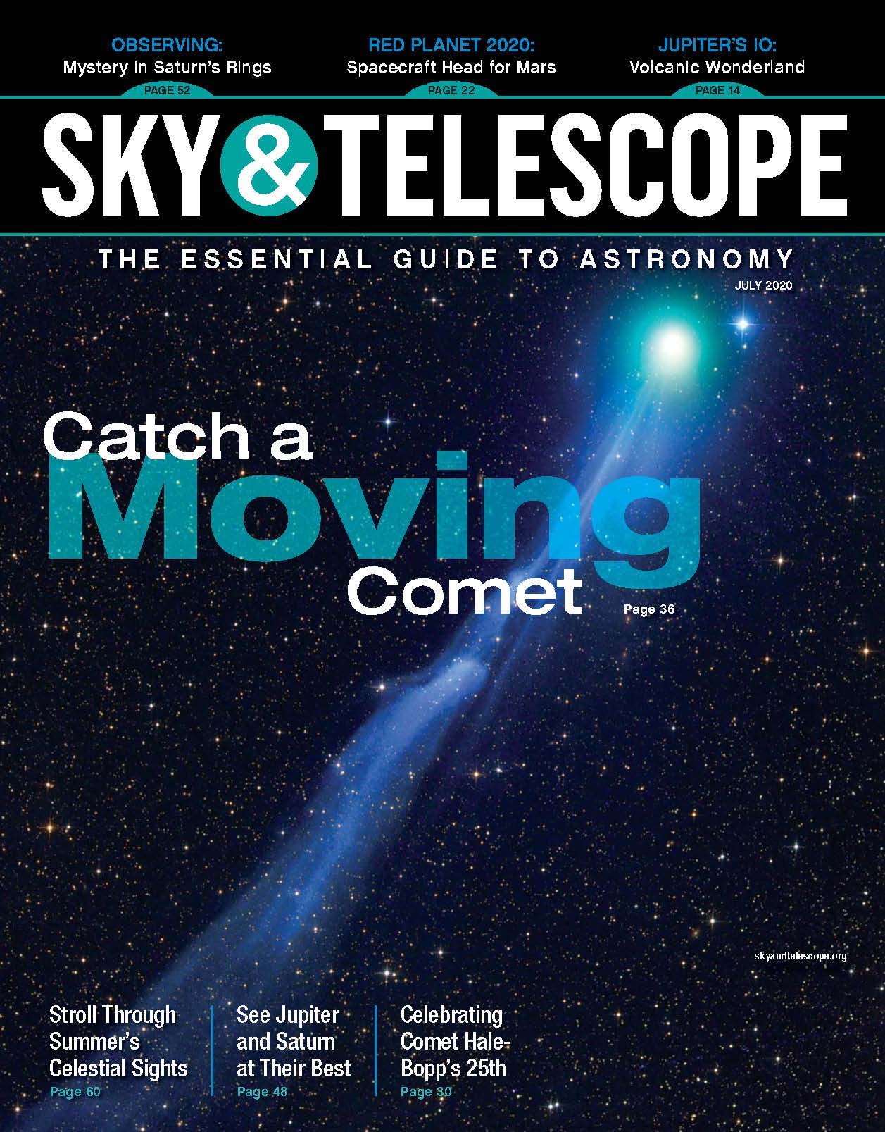 Sky & Telescope's July 2020 Cover