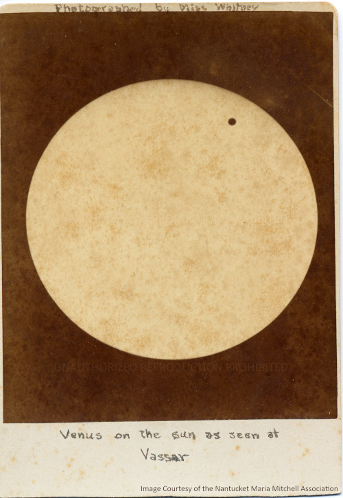 Figure 3: Transit of Venus as photographed by one of Mitchell’s Vassar students. Courtesy of the MMA.